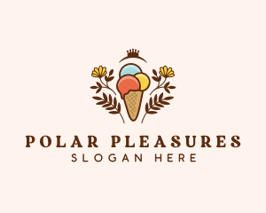 Flower Ice Cream  logo