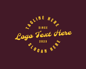 Retro Hipster Business logo