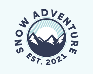 Alpine Mountain Peak logo