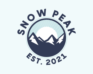 Alpine Mountain Peak logo