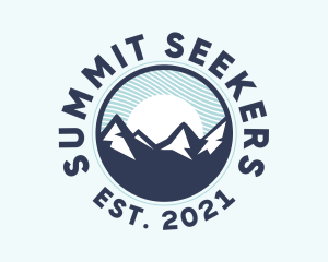 Alpine Mountain Peak logo