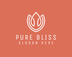 Elegant Tulip Flower Logo