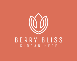 Elegant Tulip Flower logo design