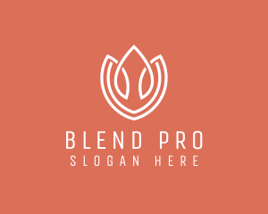 Elegant Tulip Flower logo design