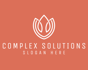 Elegant Tulip Flower logo design