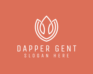 Elegant Tulip Flower logo design