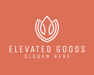 Elegant Tulip Flower logo design