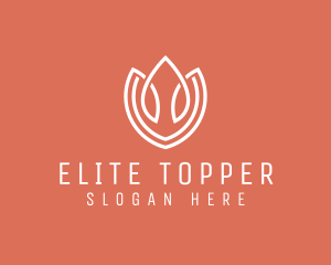 Elegant Tulip Flower logo design