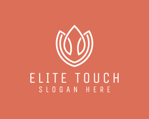 Elegant Tulip Flower logo design