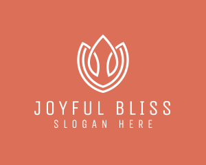 Elegant Tulip Flower logo design