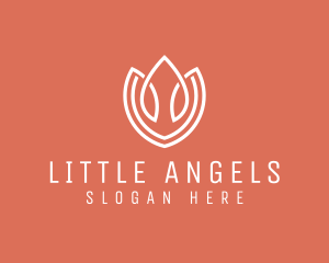 Elegant Tulip Flower logo