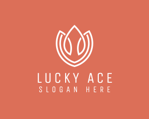 Elegant Tulip Flower logo design