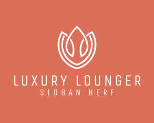 Elegant Tulip Flower logo design