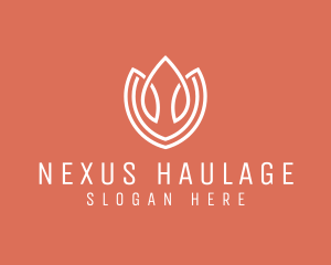 Elegant Tulip Flower logo design