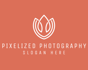 Elegant Tulip Flower logo design