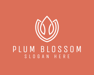 Elegant Tulip Flower logo design