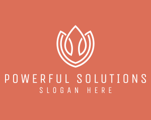 Elegant Tulip Flower logo design