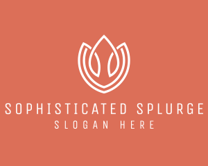 Elegant Tulip Flower logo design