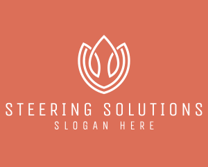 Elegant Tulip Flower logo design