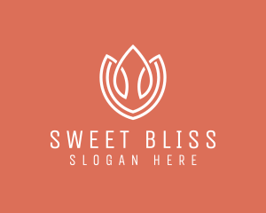 Elegant Tulip Flower logo design