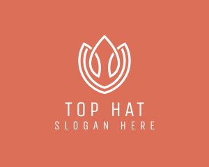 Elegant Tulip Flower logo design