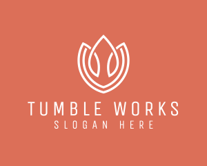 Elegant Tulip Flower logo design