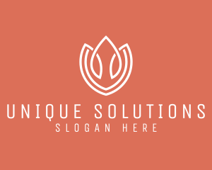 Elegant Tulip Flower logo design