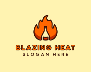 Fire Bottle Distillery  logo design