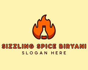 Fire Bottle Distillery  logo design