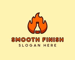 Fire Bottle Distillery  logo design