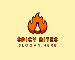 Fire Bottle Distillery  logo design