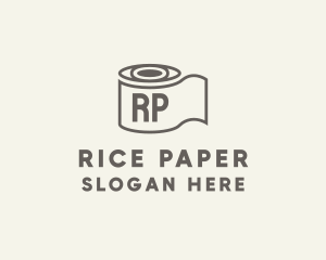 Tissue Roll Hygienic logo design