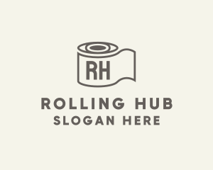 Tissue Roll Hygienic logo design