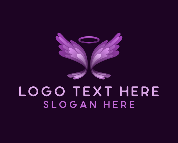 Angel logo example 3