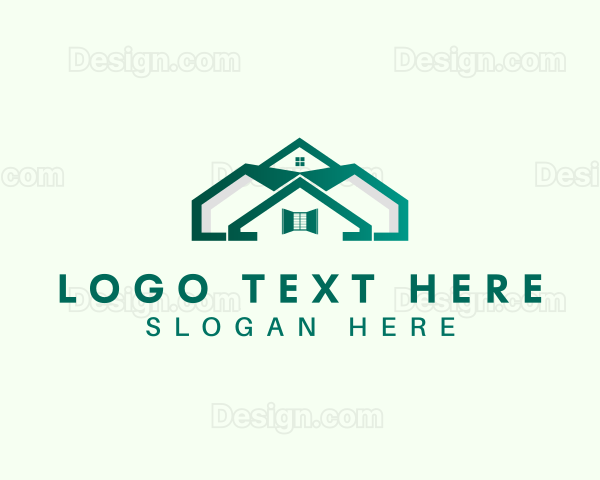 Realty Home Repair Roofing Logo