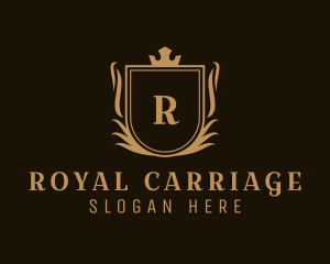 Royal Crown Shield  logo design