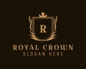 Royal Crown Shield  logo design