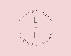 Luxurious Feminine Cosmetics Boutique logo design