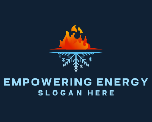 Fire Ice Energy logo design