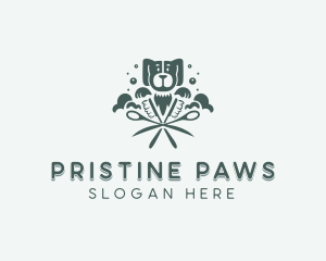 Dog Pet Grooming logo