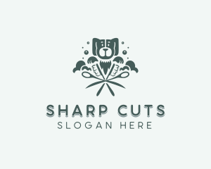 Dog Pet Grooming logo design