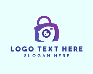 Camera Lens Bag Logo