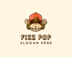 Cool Fashion Monkey logo design