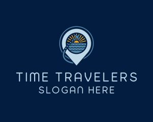 Plane Travel Tourism logo design