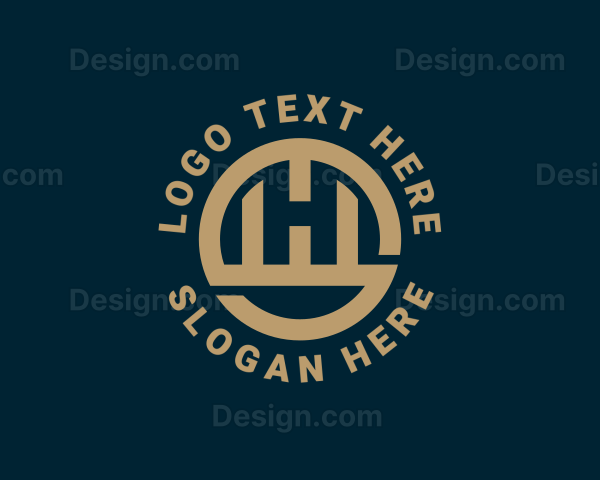 Modern Industrial Badge Logo