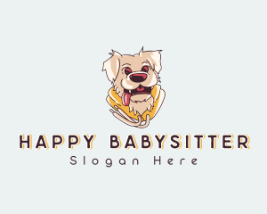 Happy Dog Hoodie logo design