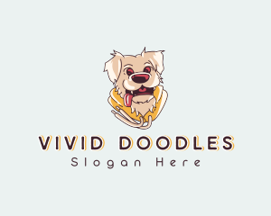 Happy Dog Hoodie logo design