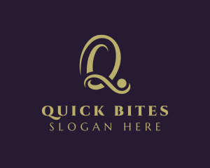 Luxury Artisan Brand Letter Q logo design