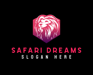 Alpha Lion Safari logo design