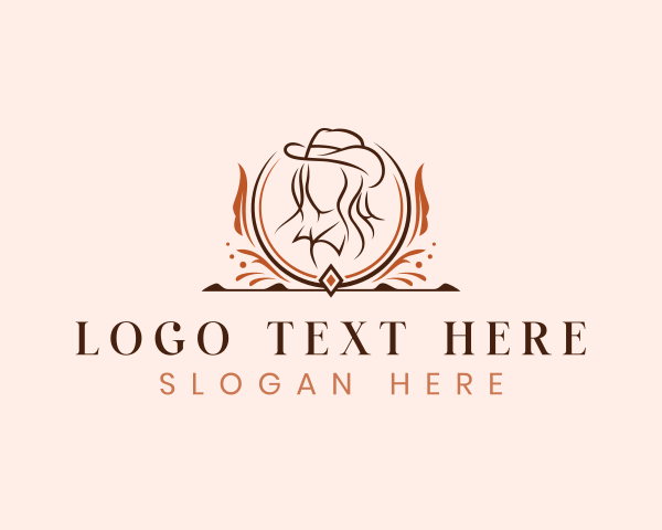 Cowboy Hat logo example 2